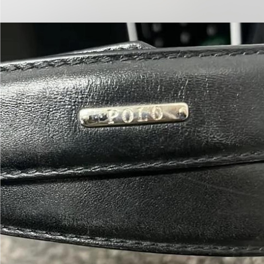 Polo by Ralph Lauren Black Leather Belt Bag
